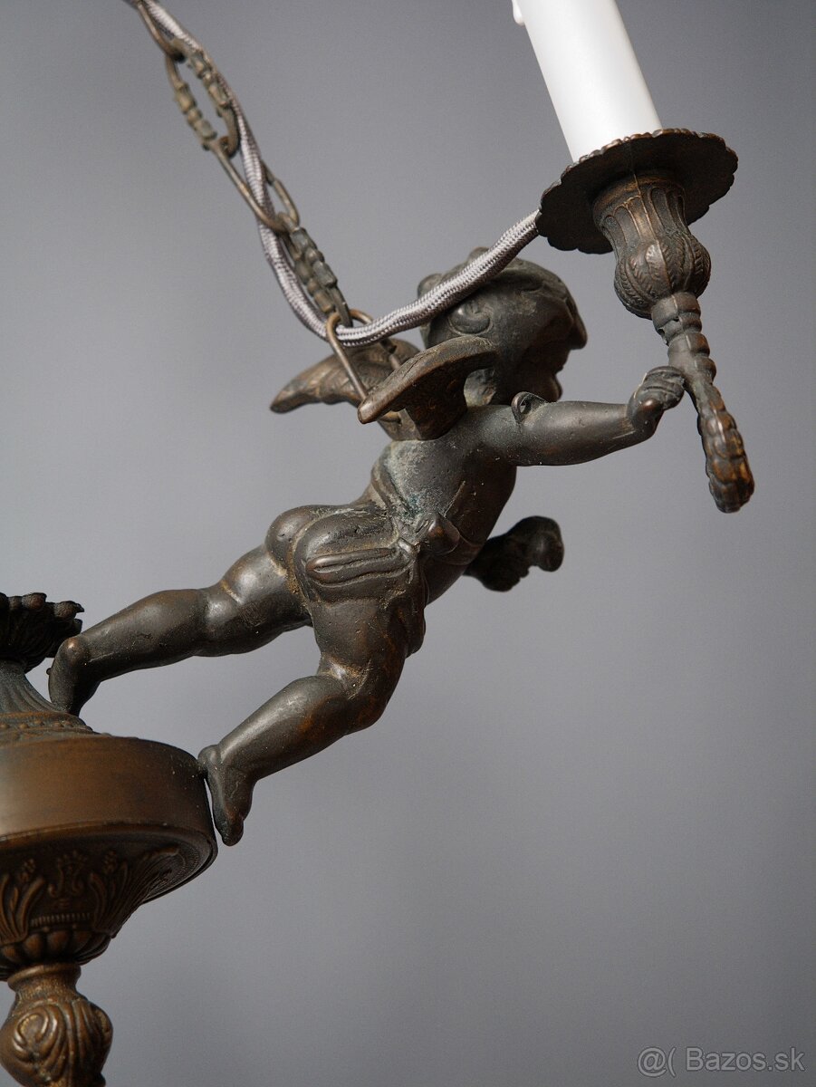 Barokový luster s Putii - 5