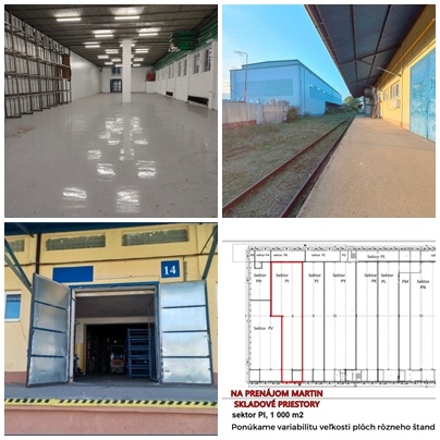 Na prenájom rôzne sklady Martin - 5