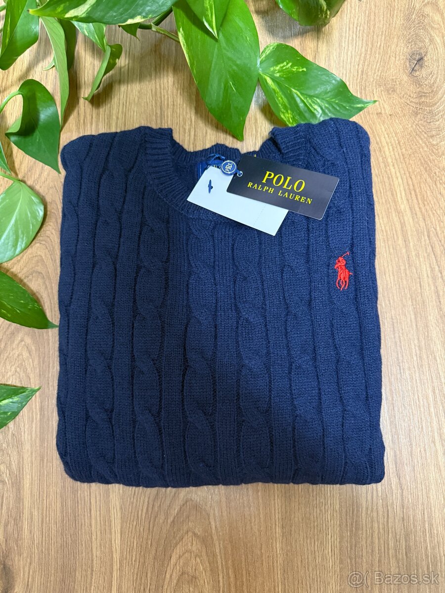 Modrý Polo Ralph Lauren Pulovér - 5