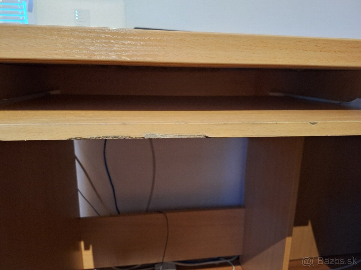 Rohový písací sôl+ polica - 5