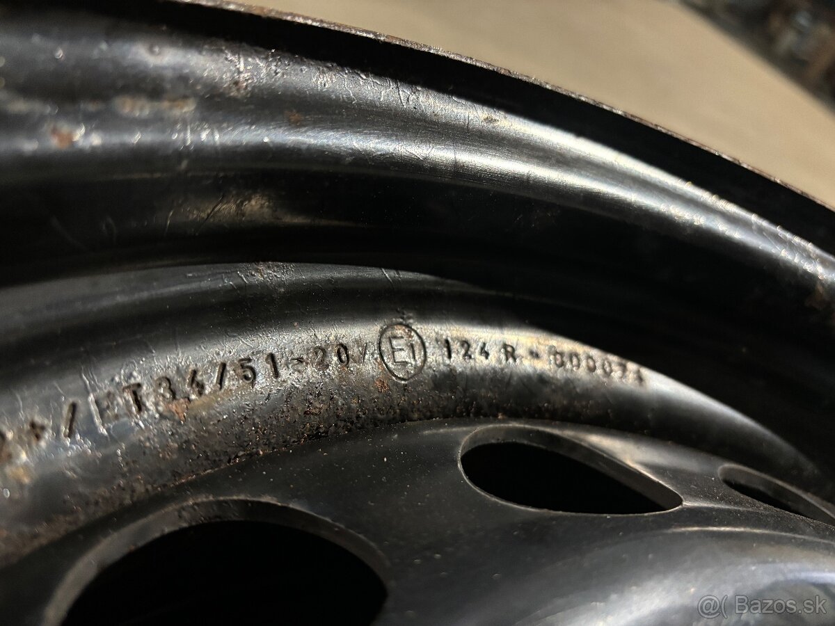 Predam plechové disky 5x120 r17 - 5