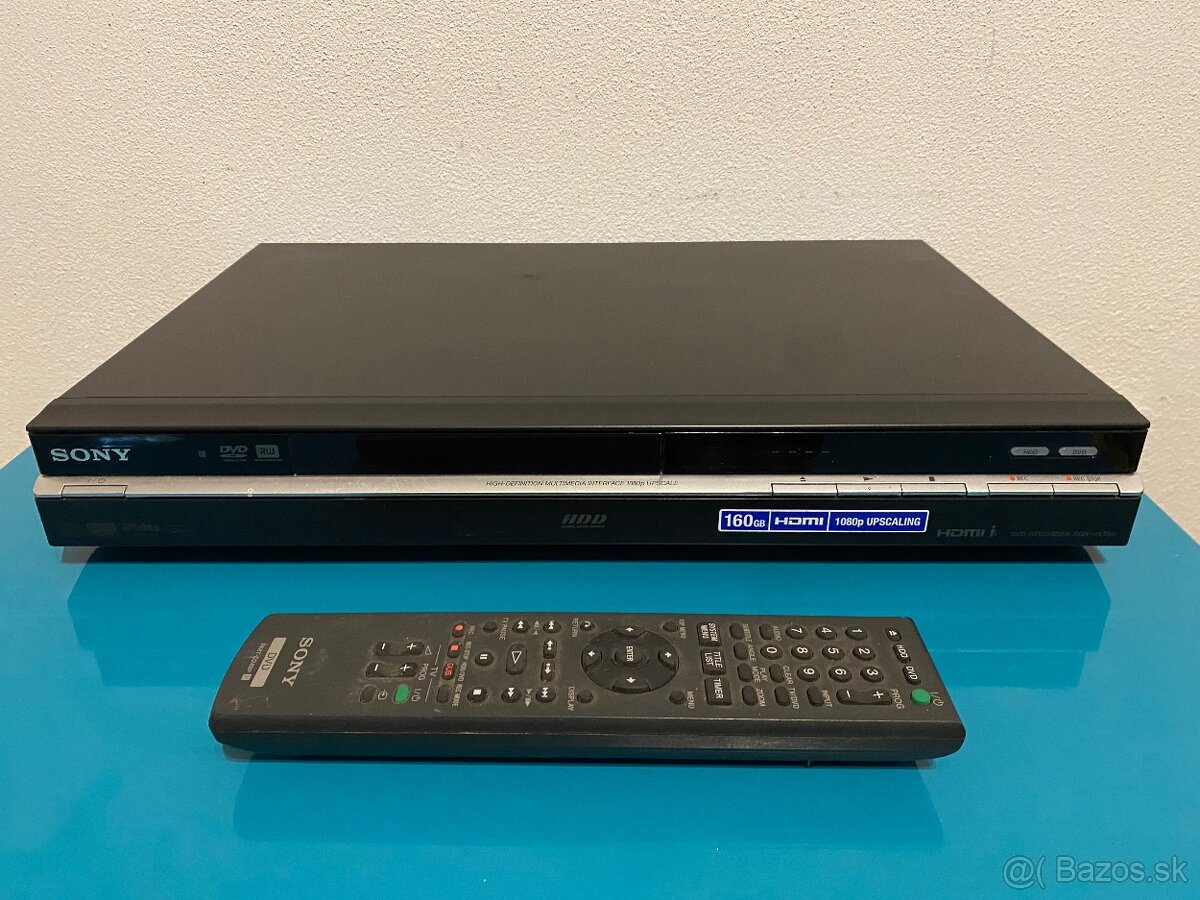 Predám dvd-HDD rekordér sony RDR-HX780 - 5