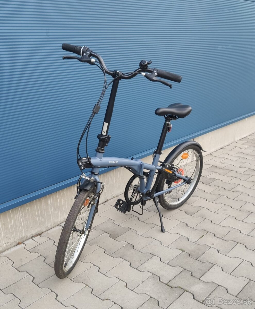 Predám Skladací bicykel Fold 120 modrý - 5