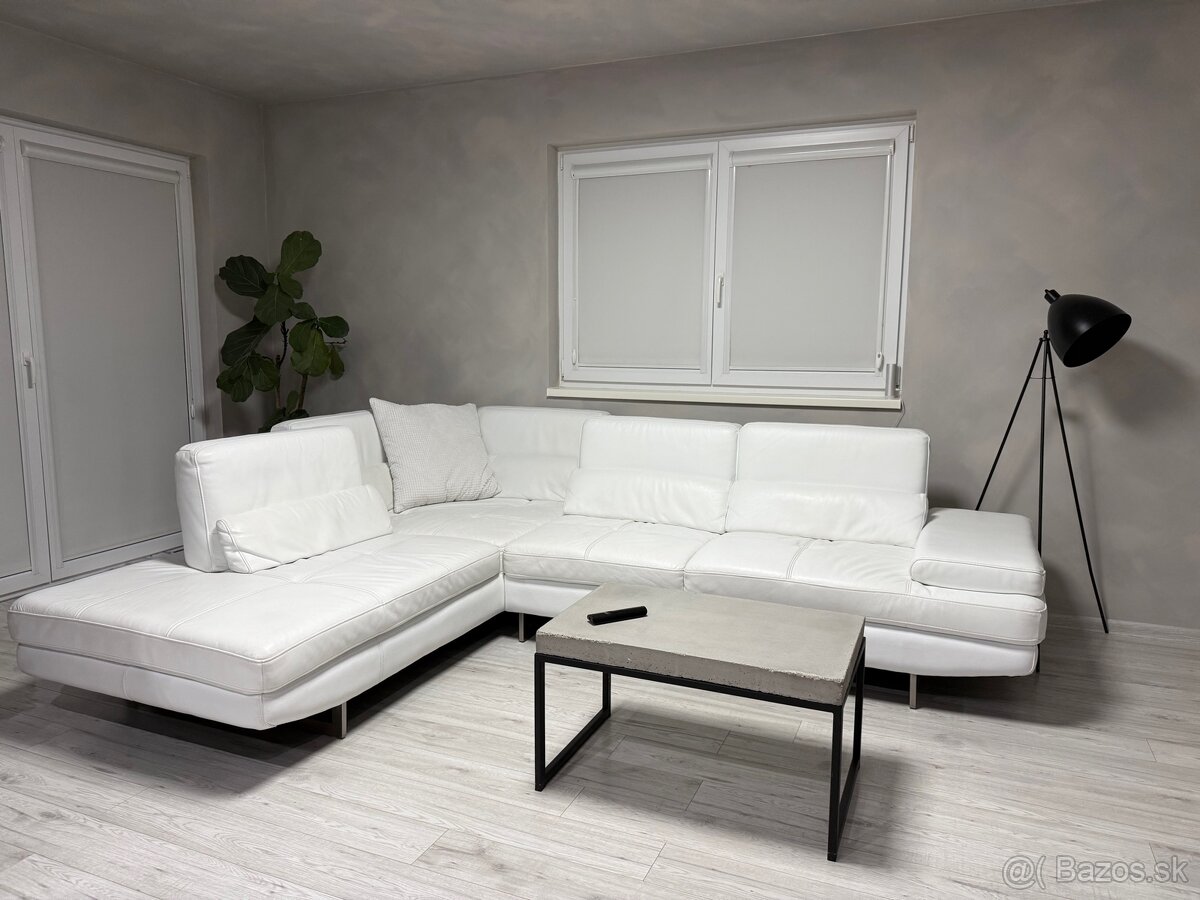 Rohová sedačka kožená (Eurosofa) - 5