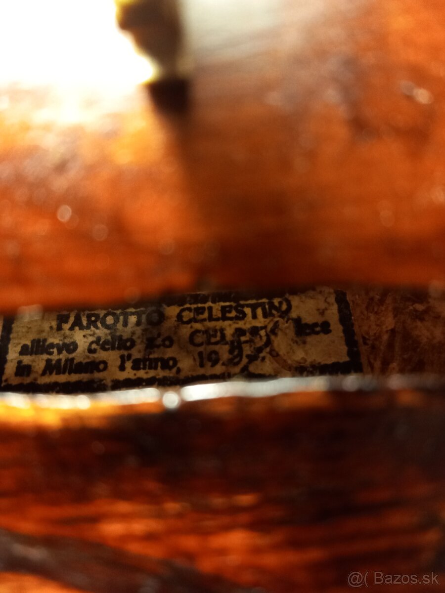 Predám staré husle celé, značené. - 5