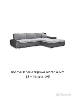 Rohová sedacia súprava Toscania Alfa - 5