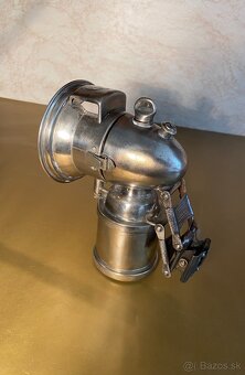 Karbidová lampa na historický bicykel. - 5