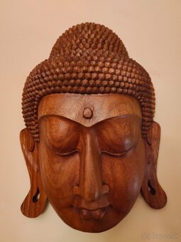 Veľká nástenná hlava Budhu - 5