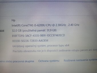 Hp Elitebook 850 G3 , Intel® Core™i5 , 16gb ram , 256gb ssd - 5