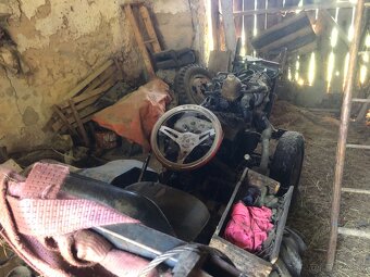 Malotraktor domácej výroby – motor Renault 1.9 D - 5