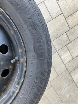 Predám plechové disky 4x100 ET39 R15 - 5