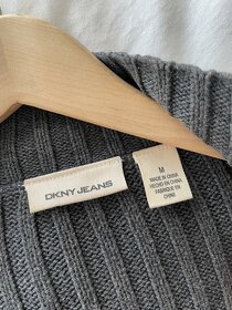 DKNY ako novy sedy sveter na zips, medium - 5