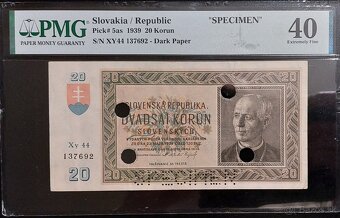 BANKOVKY VI. SLOVENSKÝ ŠTÁT OD 1938 - 1945 - 5