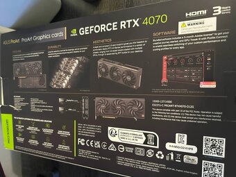 Predám TOP grafiku ASUS RTX4070 12GB GDDR6 - 5