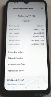 Samsung Galaxy A32 5G 4GB/128 zachovalý Super Cena - 5