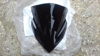Veterný štít na Kawasaki z400 - 5