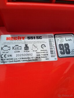 Predám kosačku HECHT 551 SC - 5
