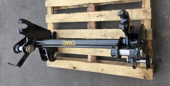 rýchloupínač a paletovacie vidly na traktorbáger komatsu WB - 5