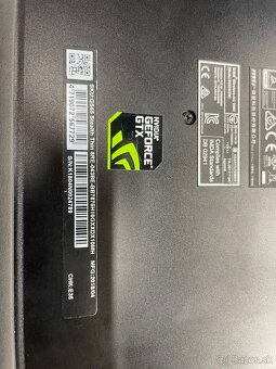MSI GS65 Stealth Thin 8RE-043BE – Na diely / Opravu - 5