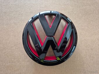 ZNAK LOGO EMBLEM DO MASKY pre VW GOLF POLO - 5