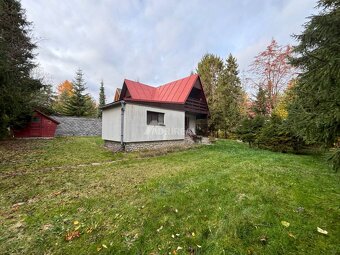INV. PRÍLEŽITOSŤ:Chata s pozemkom 713m2;St. Lesná - V. TATRY - 5