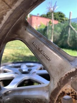 Predám disky 7Jx16H2 ET45, 5/112 s pneumatikami 205/55 R16 - 5