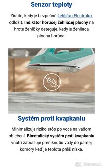 Naparovacia žehlička Electrolux - 5