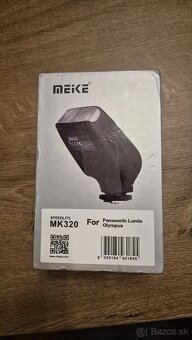 Blesk Meike MK320 Panasonic Lumix/Olympus - 5