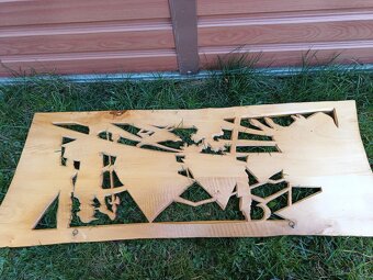 drevorezba ľudový motív Čičmany - 5