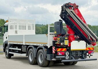 9301 - MAN TGS 26.360 - 6x4 – Valník + HR-FASSI F195A.2.24 – - 5