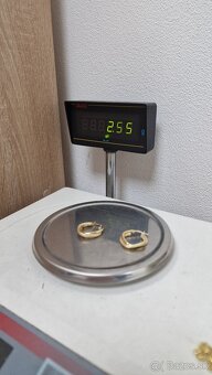 Zlaté elegantné náušnice - 5