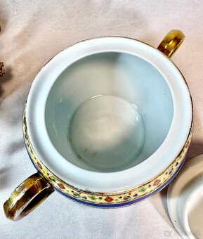 Porcelánové doza stará Vieden - 5