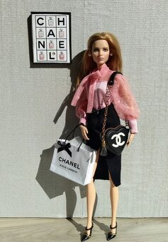 Chanel kabelky pre bábiky Barbie - 5