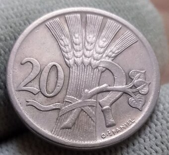 Československé 20 haliere. - 5