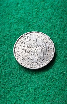 3 Mark 1929 E Meissen veľmi pekná - 5