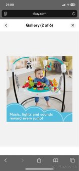 Fisher-Price Jumperoo – vo výbornom stave, ako nové - 5