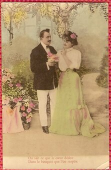 Staré francúzske pohľadnice 1 - 5