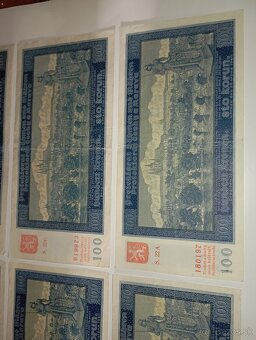 BANKOVKY 100 K, 1940, RŮZNÉ SÉRIE, VŠE NEPERFOROVANÉ - 5