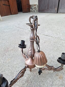 Starý medený luster - 5