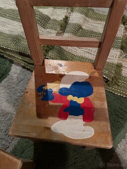 Drevené detské stoličky 2ks - 5