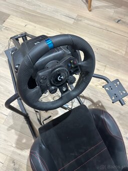 Predám sim racing set – sedačka GT RACER + volant Logitech - 5