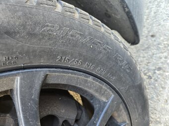 Hliníkové disky 4x108 + zimné pneu 215/55r16 - 5