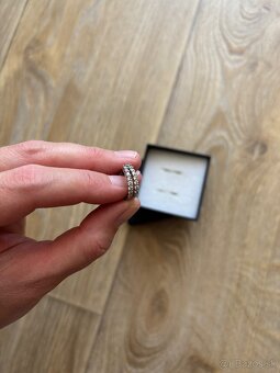 Strieborné náušnice kruhy - 5