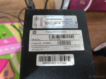P: pocitac HP COMPAQ 6005 SSF, 4GB RAM, 128.GB SSD, AMD - 5
