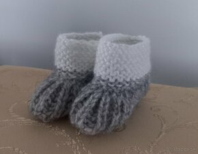 Detské pletené papučky - 5