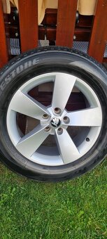 ORIGINAL DISKY SKODA 5x112 R17 + LETNE 215/65 R17 - 5