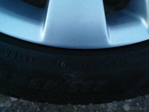 Originál VW disky + pneu 235/45 R17 - 5