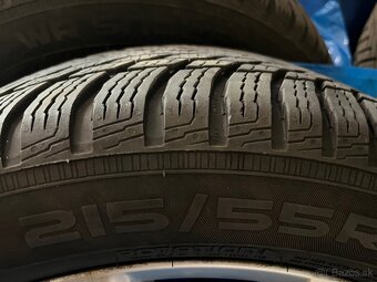Zimné pneu Nokian 215/55 r17, DOT 3321 - 5
