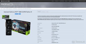 ⭐️ Gainward GeForce RTX 4080 Super 16GB OC, nerozbalená - 5
