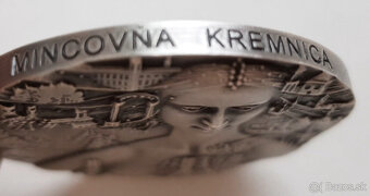 Postriebrená medaila Človek grafik / Zo slovenských hradov - 5